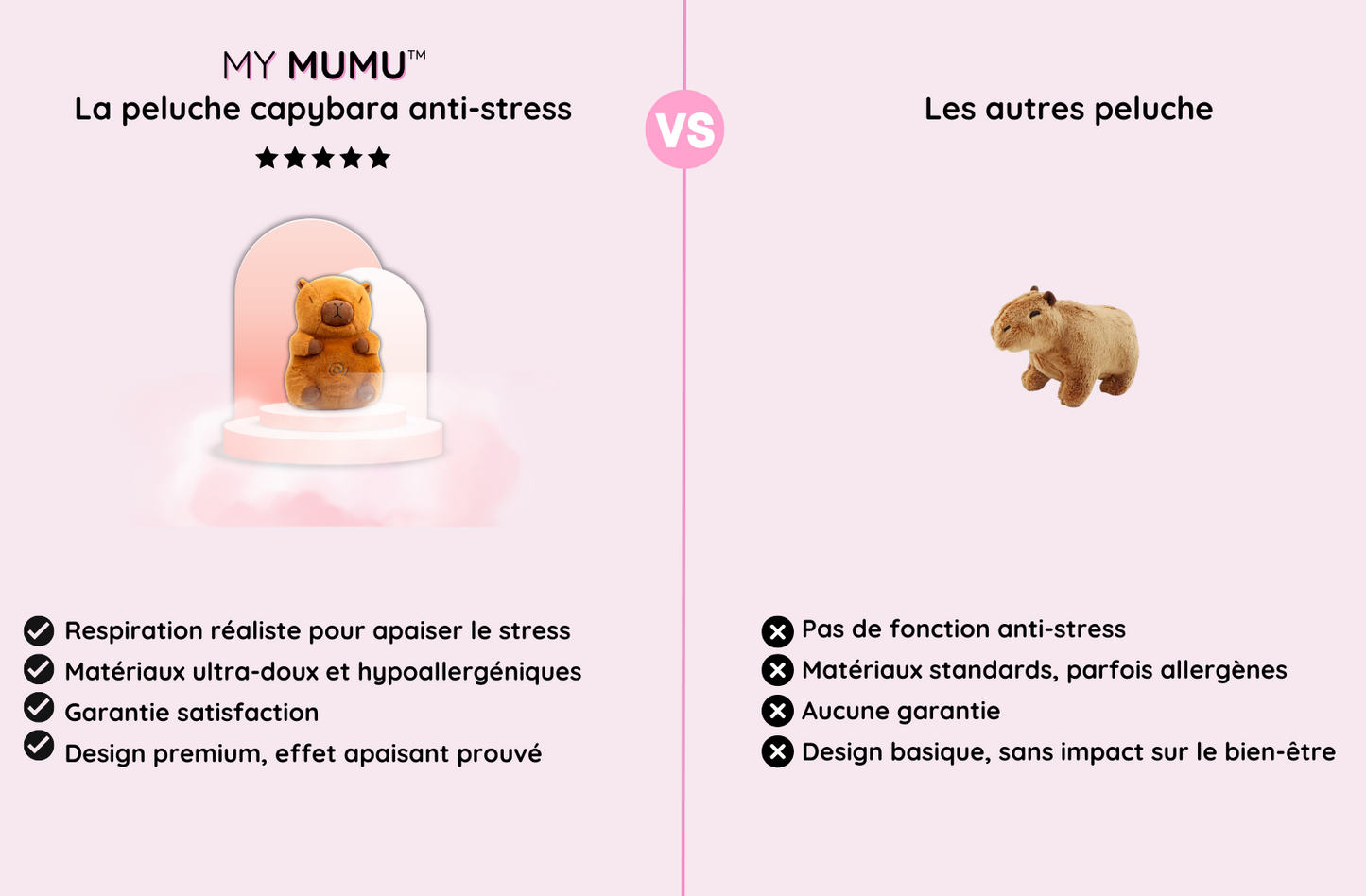 MY MUMU™ - La Peluche Respirante Anti-Stress